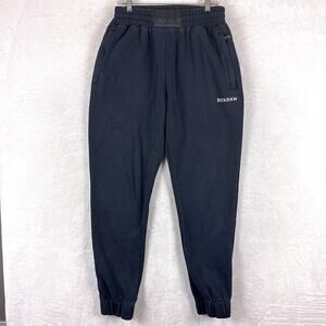 Boxraw Sweatpants Mens XL Black Joggers Drawstring Preppy Streetwear Gym Workout